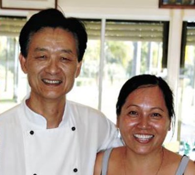 Tom and Shirley, owners of Feng Shui Chinese Restaurant